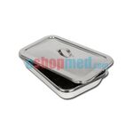 Ανοξείδωτος Δίσκος Εργαλείων με Καπάκι 264x172x47mm - Χειρουργικά Εργαλεία/Σκεύη στο eShopmed