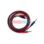 Καλώδιο Ηλεκτροθεραπείας/Ηλεκτροδιέγερσης/TENS/ΗΚΓ 1m με Βύσμα 4mm ή 2mm αρσενικό ή 4mm θηλυκό - Προσαρμογείς Ηλεκτροδίων στο eShopmed