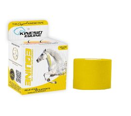 KINESIO® EQUINE TAPING, 5cm x 5m Κίτρινο Αδιάβροχη Ταινία Κινησιοεπίδεσης/Κινησιολογίας για εφαρμογές σε άλογα - Ρολό στο eShopmed