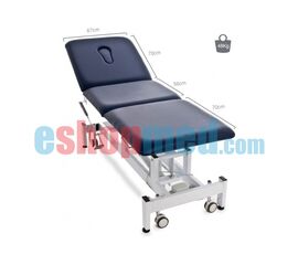 3-Τμημάτων Ηλεκτρική Τράπεζα Θεραπείας με Ανακλινόμενα Τμήματα Πλάτης και Ποδιών - Τράπεζες Θεραπείας Ηλεκτρικές στο eShopmed