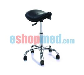 PONY Εργονομικό Τροχήλατο Σκαμπώ με Βάση Χρωμίου - Σκαμπώ στο eShopmed