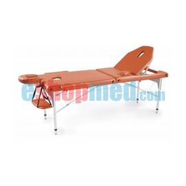 Φορητό Κρεβάτι Αλουμινίου-Βαλίτσα με Ανακλινόμενη Πλάτη για Μασάζ/Φυσικοθεραπεία 186x66cm - Φορητά Κρεβάτια στο eShopmed
