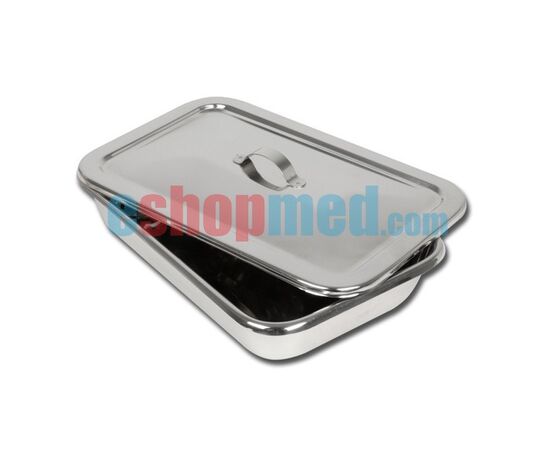 Ανοξείδωτος Δίσκος Εργαλείων με Καπάκι 264x172x47mm - Χειρουργικά Εργαλεία/Σκεύη στο eShopmed