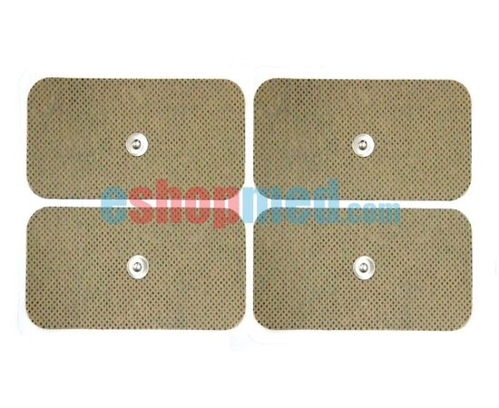 Αυτοκόλλητα Ηλεκτρόδια με Κλιπ για Συσκευές TENS και Ηλεκτροδιέγερσης 50x90mm 4 Τεμάχια - Ηλεκτρόδια Διέγερσης στο eShopmed