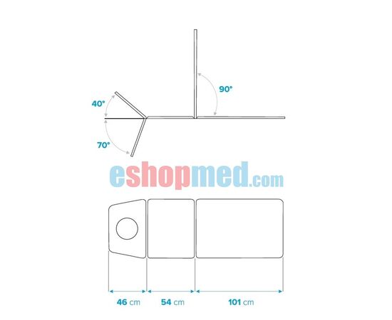 Leopard S3, Ηλεκτρική Τράπεζα Θεραπείας 3 Τμημάτων - Τράπεζες Θεραπείας στο eShopmed