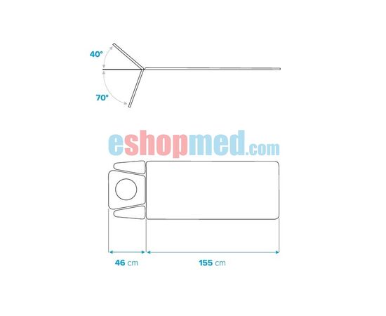 Puma S4, Ηλεκτρική Τράπεζα Θεραπείας 4 Τμημάτων - Τράπεζες Θεραπείας στο eShopmed