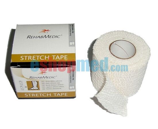 Stretch Tape, Αυτοκόλλητος Επίδεσμος 5cm x  6,75 m - Επιδεσμικό Υλικό στο eShopmed