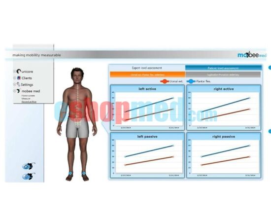 Mobee med & fit, Συνδυαστικό Σύστημα Αξιολόγησης Εύρους Κίνησης και Κινητικότητας - Αξιολόγηση Κινητικότητας στο eShopmed