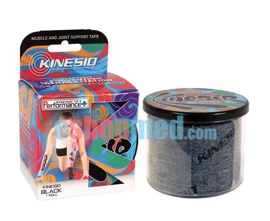 KINESIO® TEX PERFORMANCE+, 5cm x 5m Μαύρο, Αδιάβροχη Ταινία Κινησιοεπίδεσης/Κινησιολογίας - Ρολό στο eShopmed