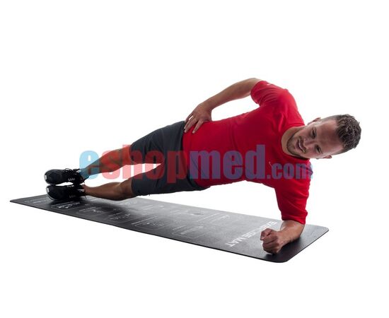 PURE ΣΤΡΩΜΑ ΓΥΜΝΑΣΤΙΚΗΣ Μαύρο 182x61x0,4cm - Στρώματα/Δάπεδα στο eShopmed