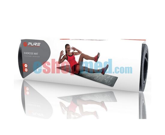 PURE ΣΤΡΩΜΑ ΓΥΜΝΑΣΤΙΚΗΣ Μαύρο 182x61x0,4cm - Στρώματα/Δάπεδα στο eShopmed