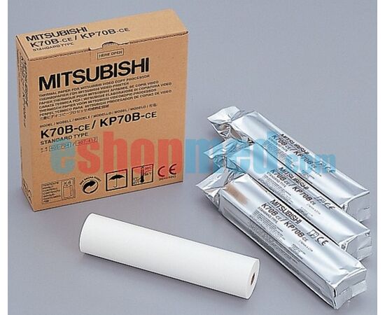 Mitsubishi K70B Χαρτί Βιντεοεκτυπωτή - Φιλμ Βιντεοεκτυπωτών στο eShopmed