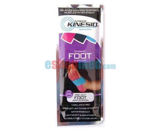 KINESIO Pre-cut Foot, Αυθεντική Ταινία Κινησιοθεραπείας για Εφαρμογή στο Πέλμα - Pre-cut στο eShopmed