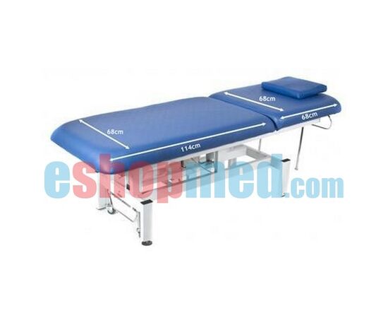 2-Τμημάτων Ηλεκτρική Τράπεζα Θεραπείας με Ανακλινόμενο Προσκέφαλο - Τράπεζες Θεραπείας Ηλεκτρικές στο eShopmed